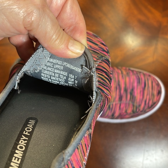 LADIES COOL WAVE MEMORY FOAM SIZE 7 Black/White\Hot Pink and Tan. - Picture 9 of 14